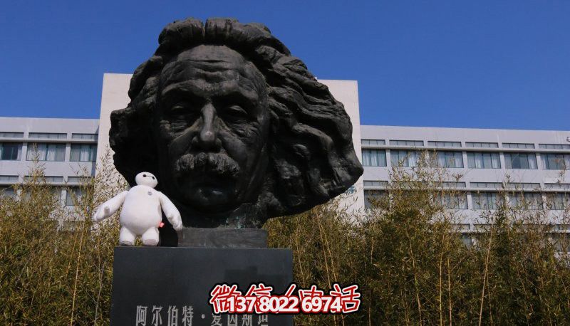 傳承名人風(fēng)采，愛因斯坦頭像銅雕